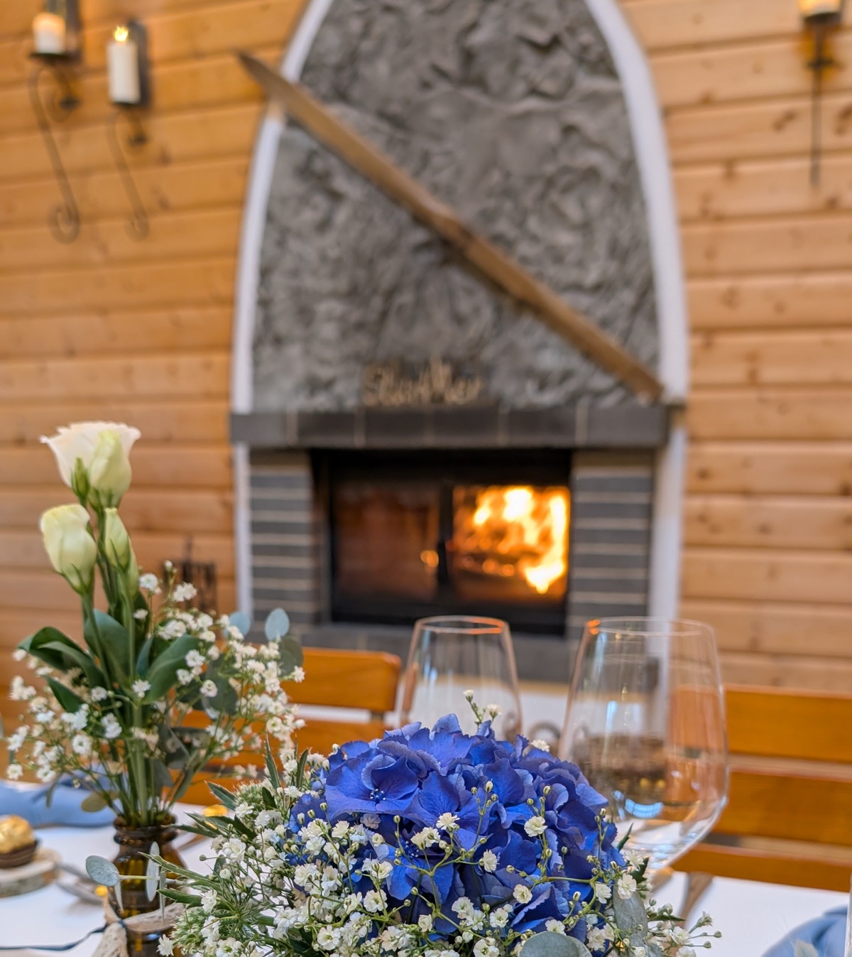 Kamin in der Eventlocation Kamin in der Eventlocation