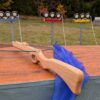 Korkenarmbrust Mit der Korkenarmbrust gilt es beim Teamevent am Hochrhein mit Treffern Punkte zu sammeln